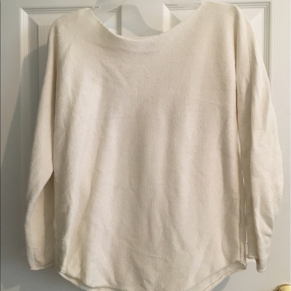 Long sleeve cream colored shirt!