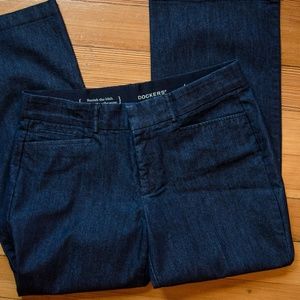 Dockers Classic Dark Wash Trousers