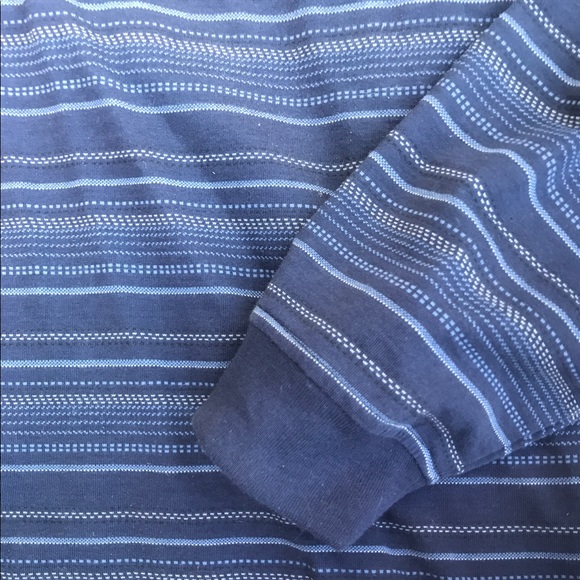 🎉 Van Heusen Blue Knit Long Sleeve Polo Sz XXL - Picture 5 of 7