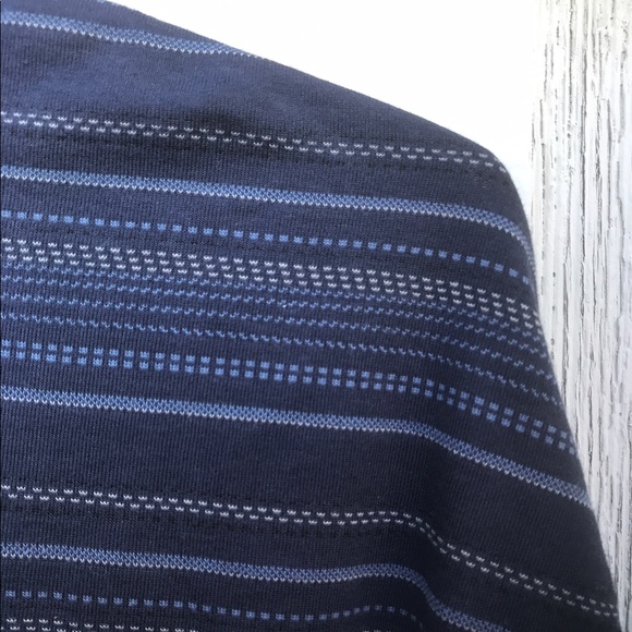🎉 Van Heusen Blue Knit Long Sleeve Polo Sz XXL - Picture 7 of 7