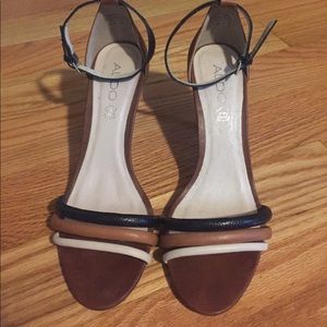 Aldo open toe heels