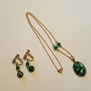Vintage Necklace and Earrings