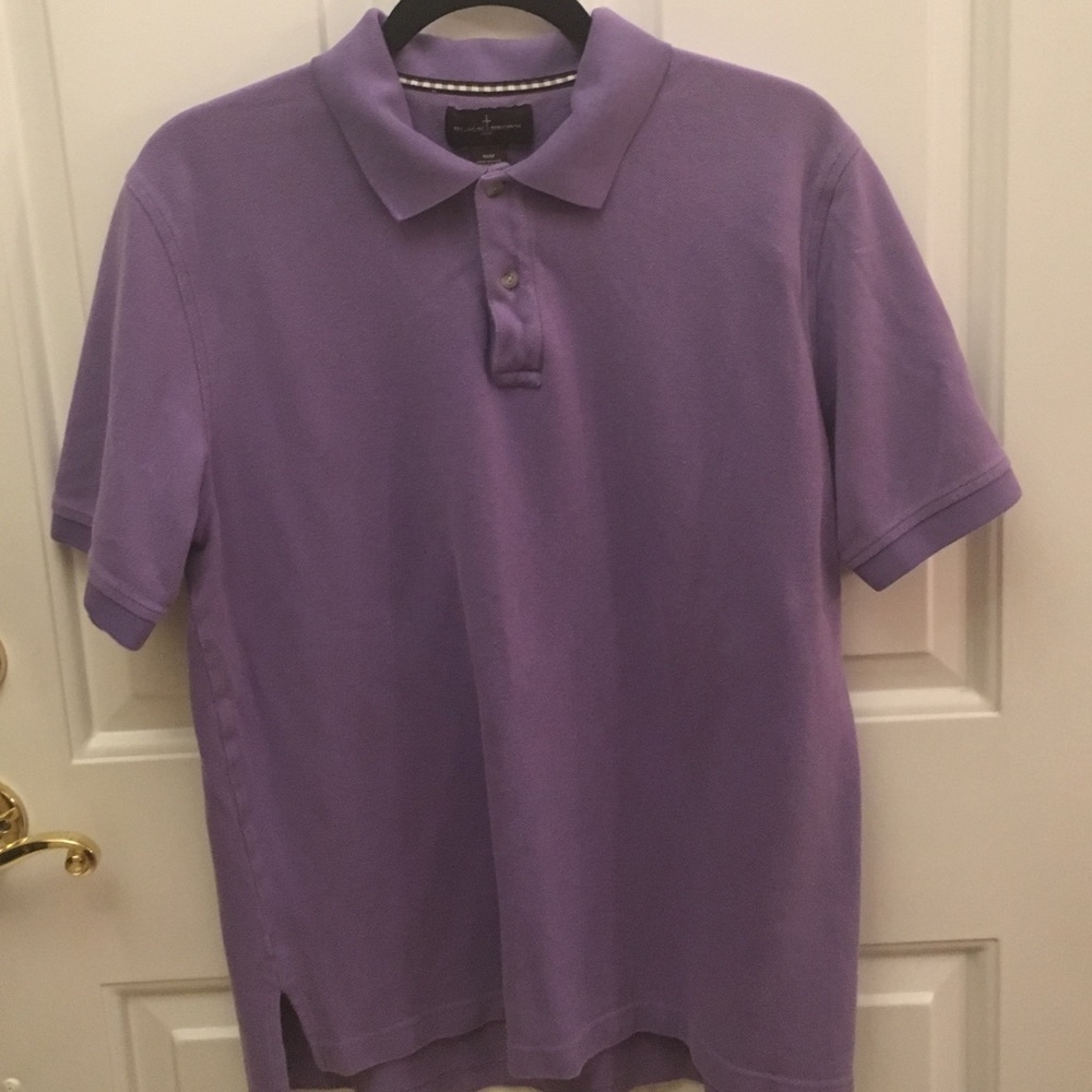 Black Brown 1826 Men's Medium Polo Shirt