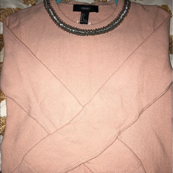 Forever 21 pink sweater ✨ - Picture 2 of 4