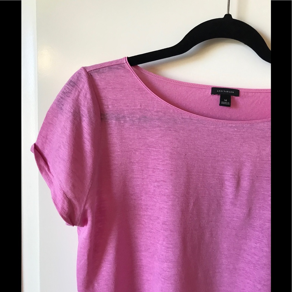 Ann Taylor Linen Tee