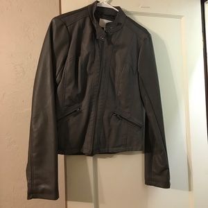 Xhiliration faux leather jacket