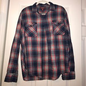 Men's button down flannel