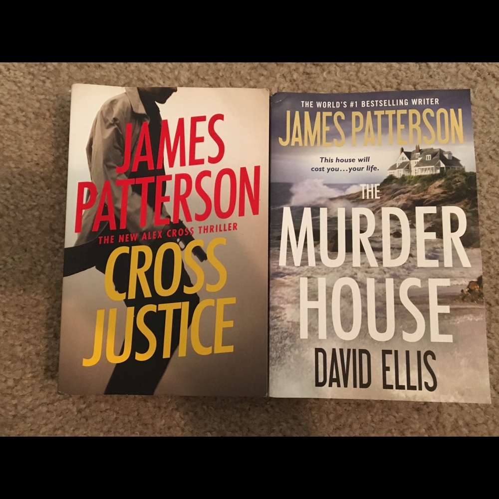 2 brand new James Patterson books!!!
