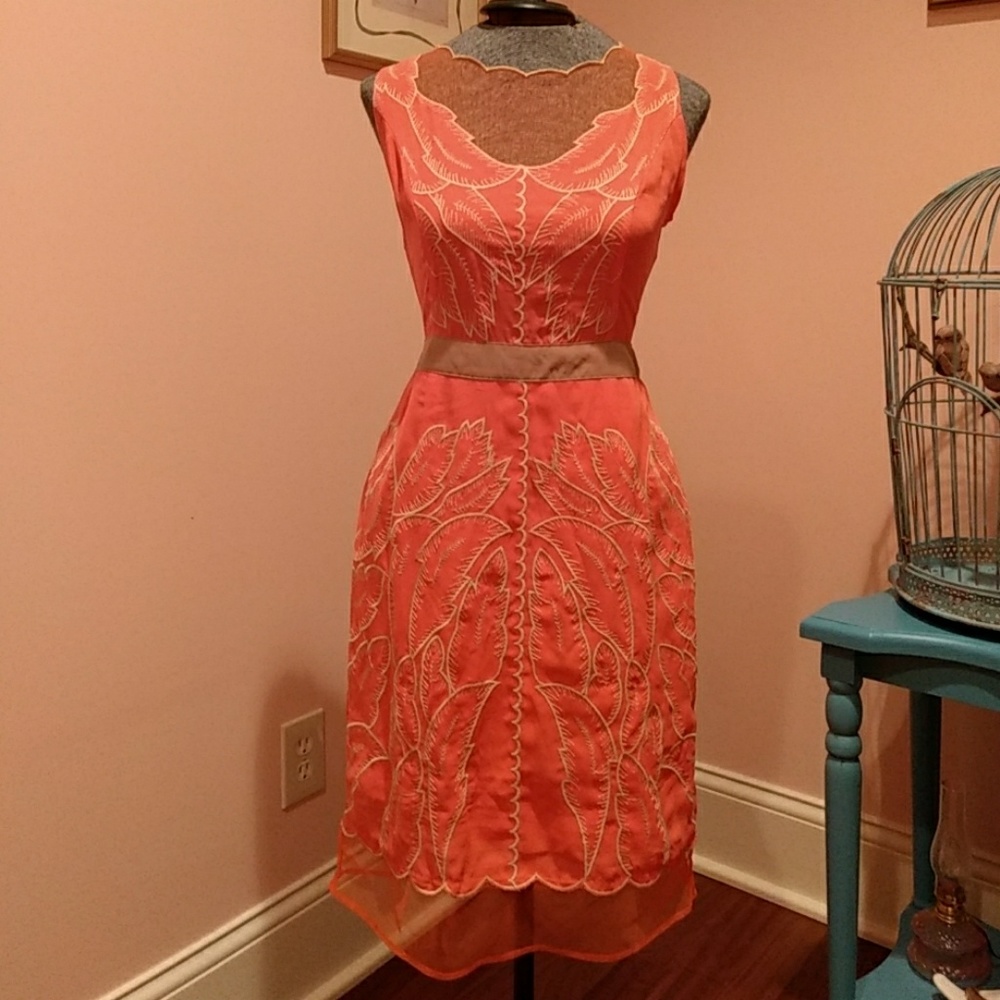 Ryu Sleeveless Embroidered Dress