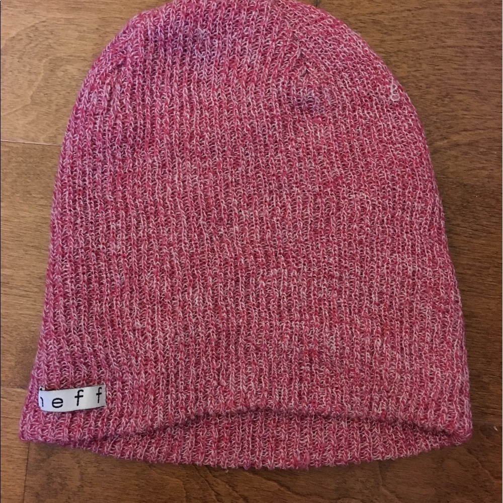 Heather Pink Knit Neff Beanie