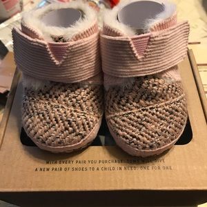 Pink Toms Curduroy Tweed