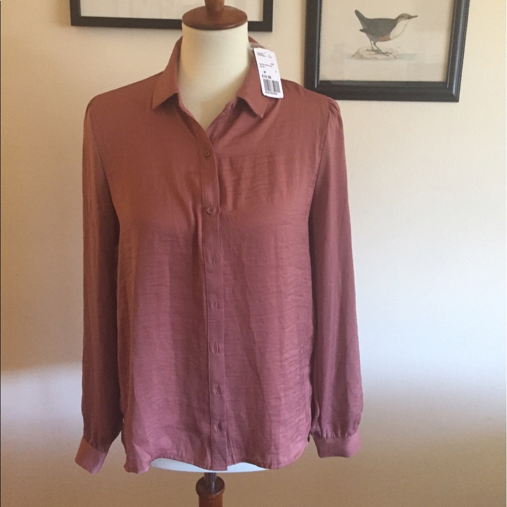 NWT Collared Button Up Top in from Forever 21