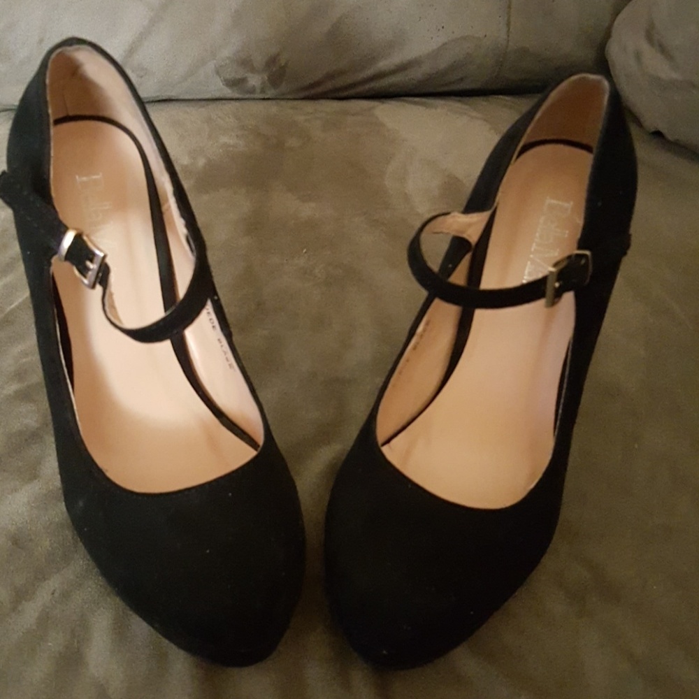 Black high heels