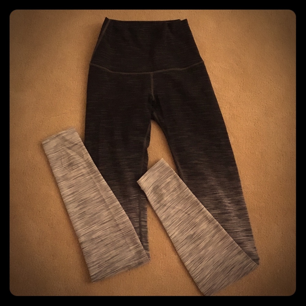 Lulu sz 6  high waist ombré leggings. RARE.