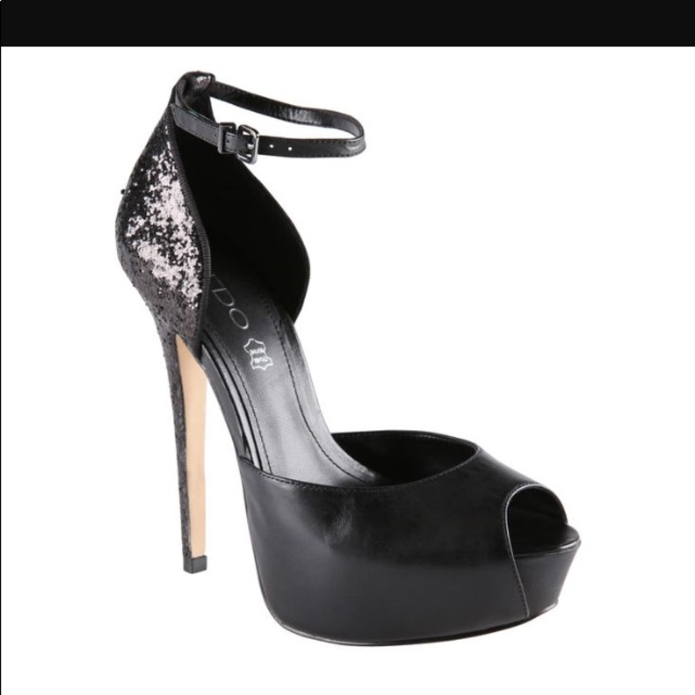 Aldo Black Ponferrada heels size 8