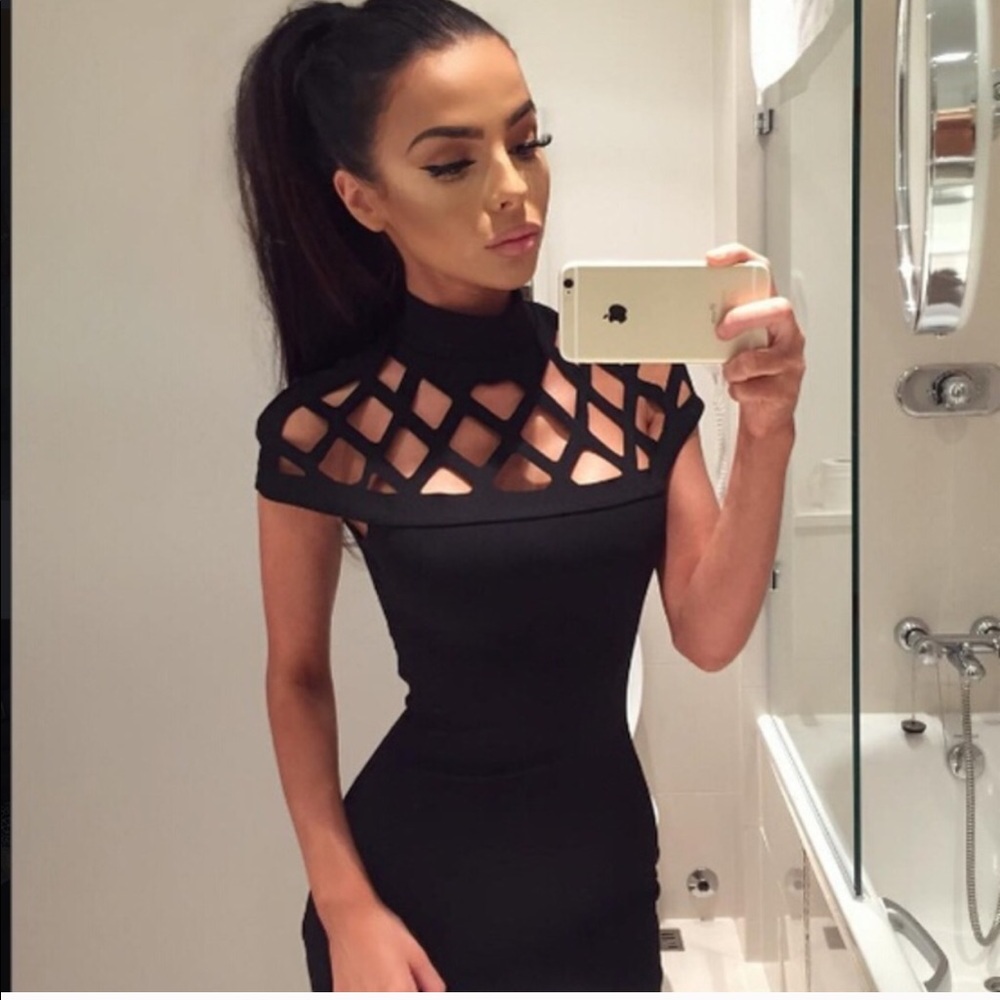 Caged Bodycon Dress!