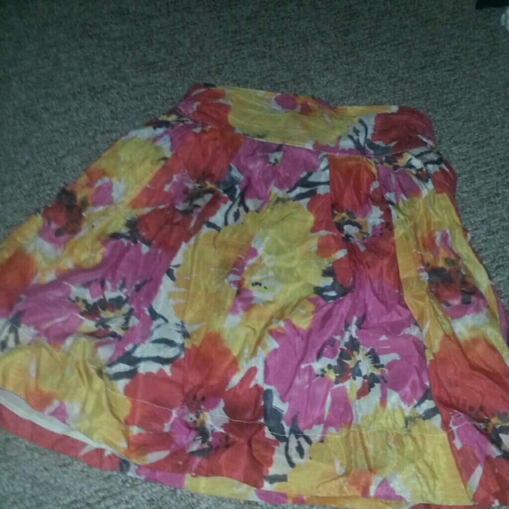 Floral ALine skirt
