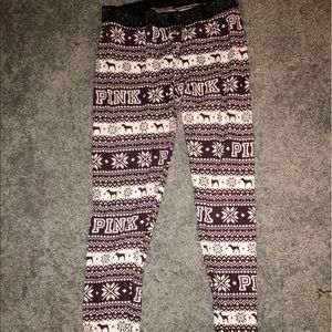 Victoria's Secret Pink Christmas Pajamas 😍✨