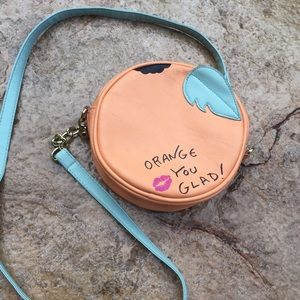 Betsey Johnson Orange Fruit Crossbody