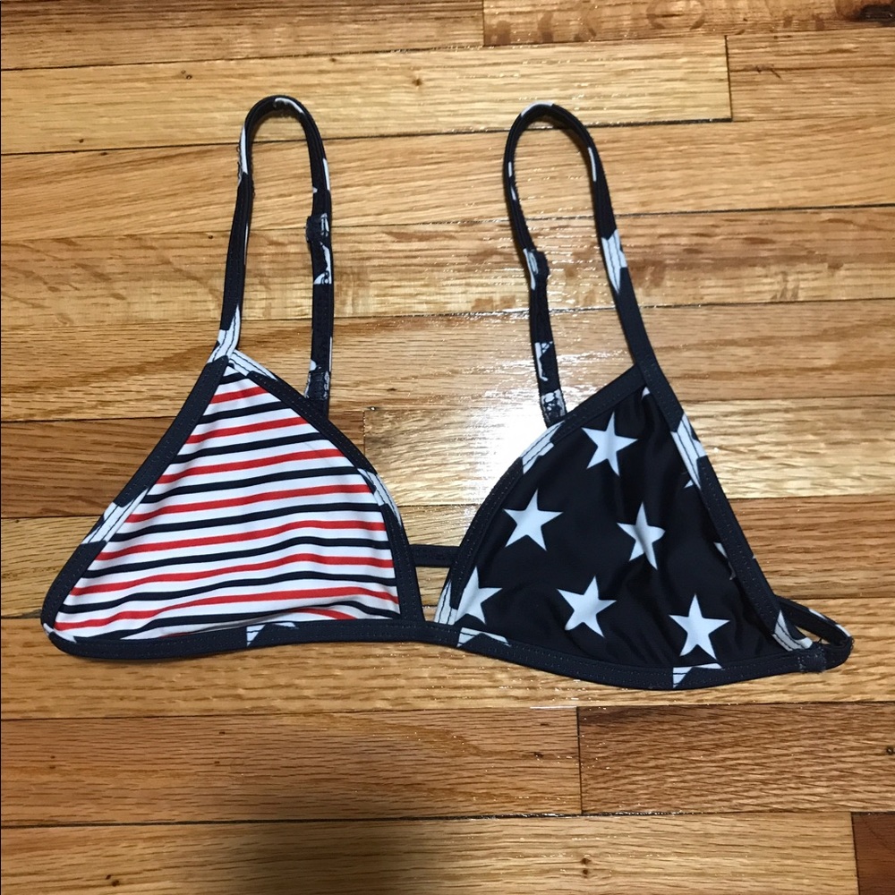Stone Fox Swim Stars & Stripes Cora Bikini Top