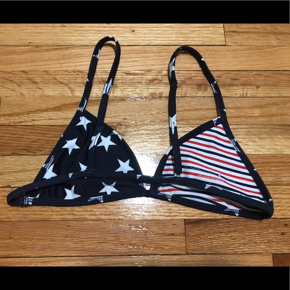 Stone Fox Swim Stars & Stripes Cora Bikini Top - Picture 2 of 3