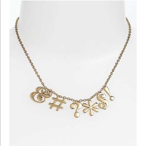 Rare- Kate Spade pardon my French necklace