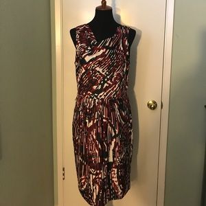Sleeveless Dress - Patterned