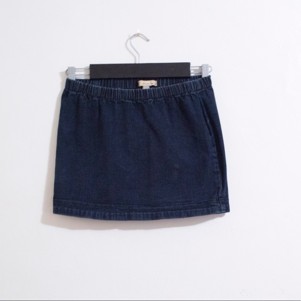 Denim Mini Skirt