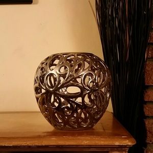 Glass silver ball