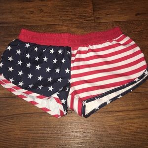 American flag shorts