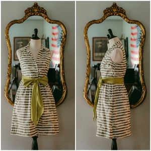 Anthropologie Porridge Sun Washed Shirt Dress