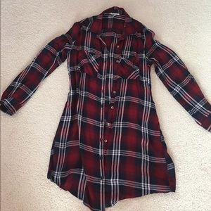 Charlotte Russe flannel dress M
