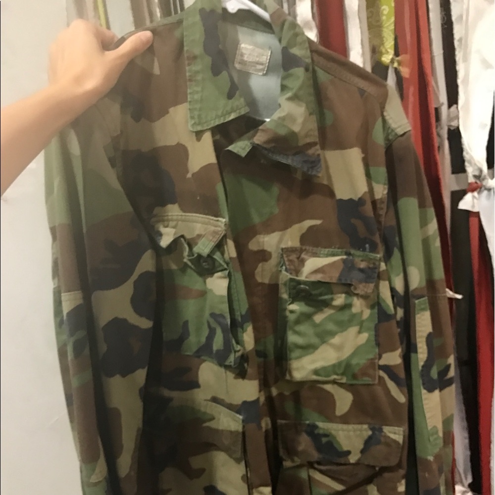 Vintage Army Camo Jacket