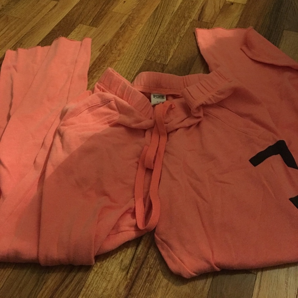 Pink Victoria  secret sweatpants