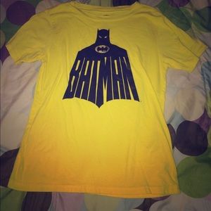 Bright Yellow Women's Batman Shirt