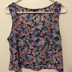 Floral crop top