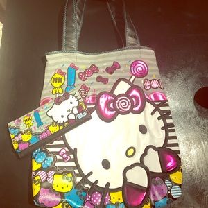 Hello Kitty purse with matching wallet