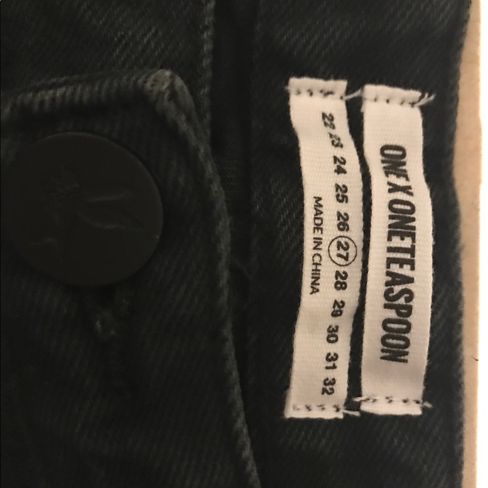 NWT BLACK ONE TEASPOON JEANS