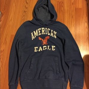 American Eagle Extra Small Hoodie- Blue