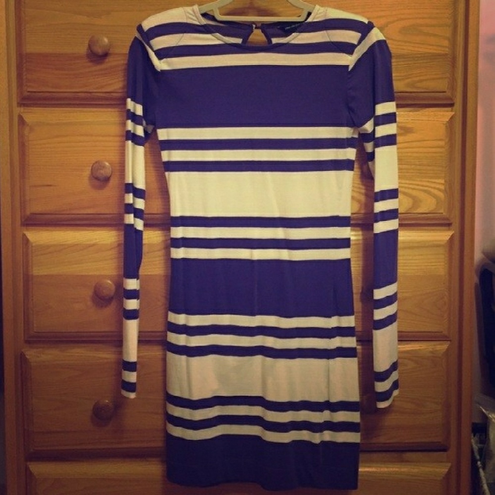 French Connection Bodycon striped dress