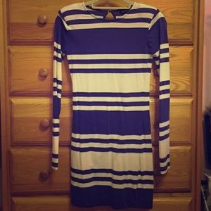 French Connection Bodycon striped dress