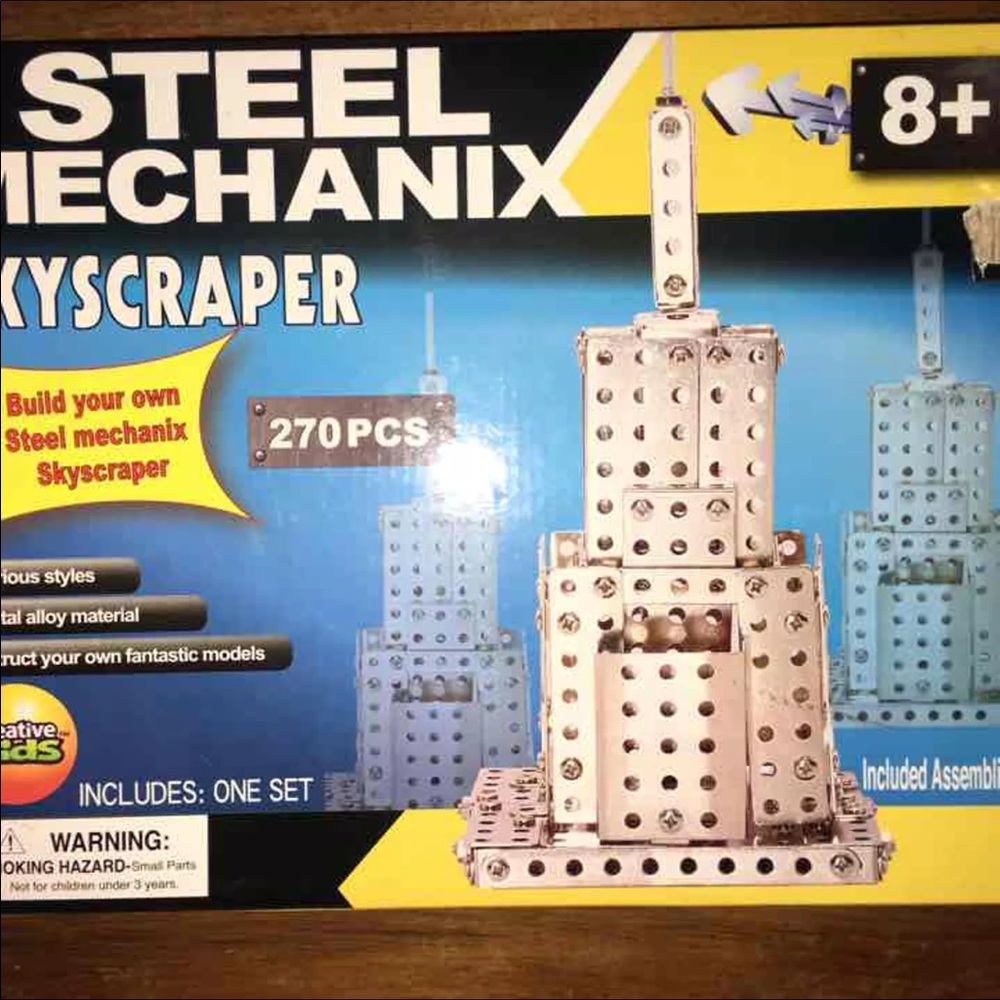 NWT NEVER OPENED: Steel Mechanic Skyscraper