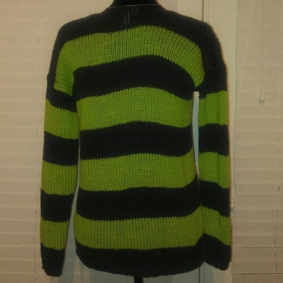 Michael Kors Striped Sweater with Tie Front - Picture 3 of 5