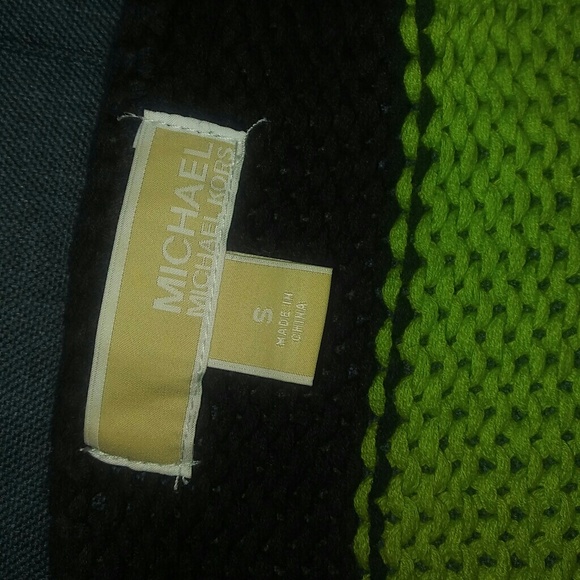 Michael Kors Striped Sweater with Tie Front - Picture 5 of 5