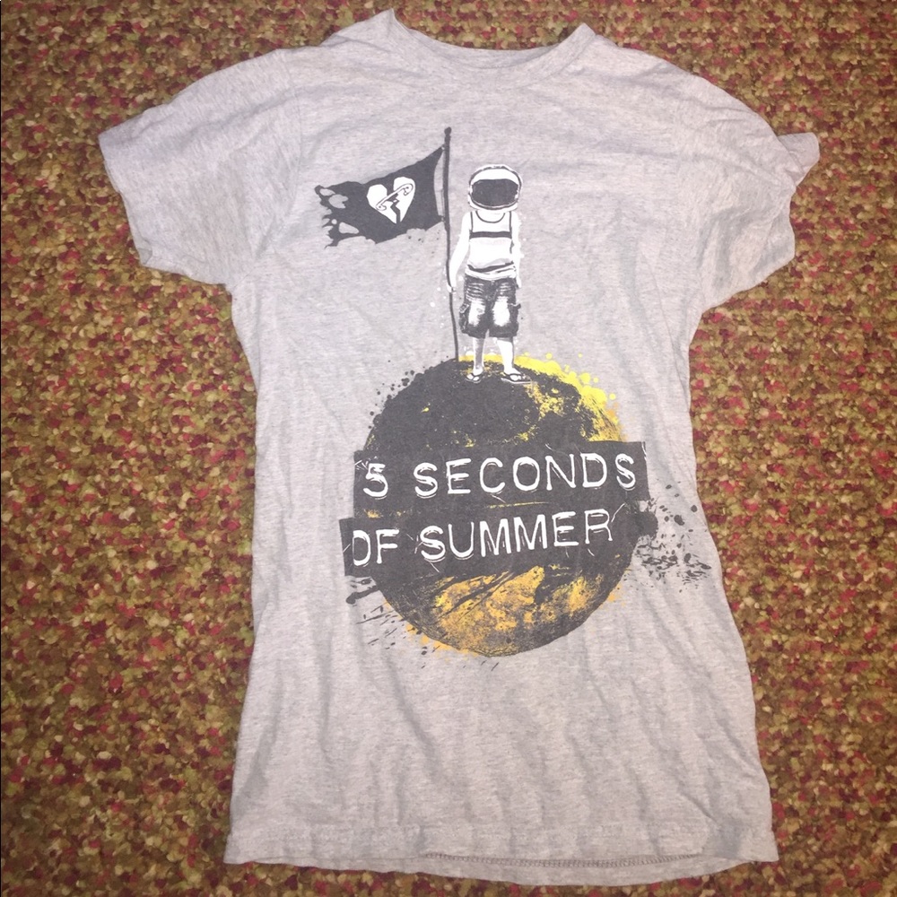 Two 5 seconds of summer t-shirts