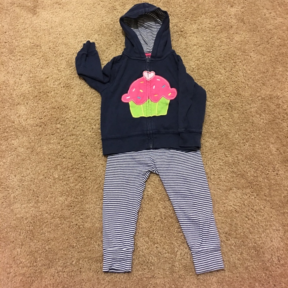 Carter's Cotton Hoodie and Pant Set