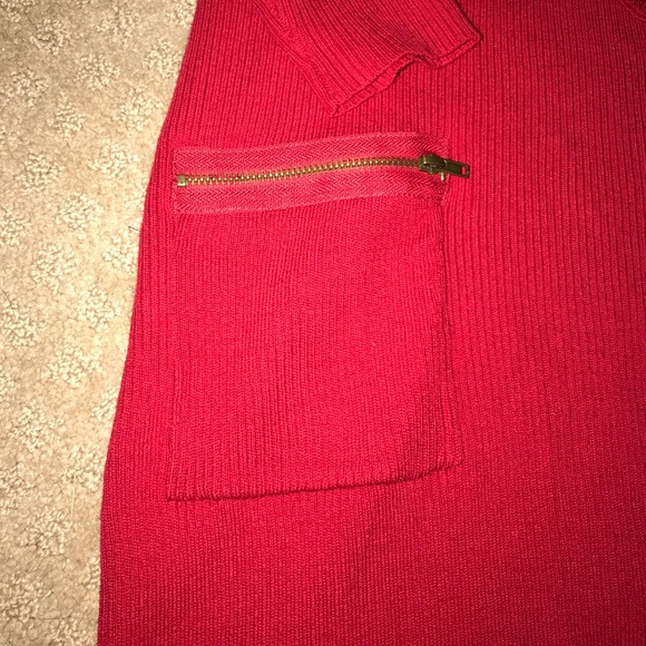 Slim fitting Red Dress with front pockets! - Picture 2 of 2