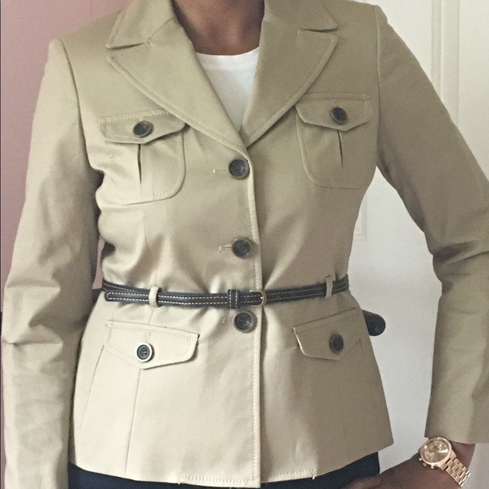 Khaki Jacket w/belt