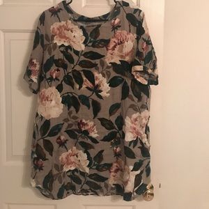 Floral tunic/mini dress so-xl