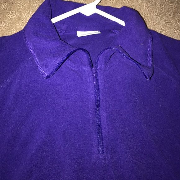 1/4 Zip Purple Columbia Fleece Jacket! - Picture 3 of 8